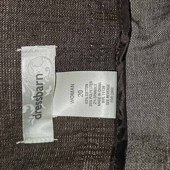 Dress Barn | Brown Skirt | Size 20 - Picture 5 of 5